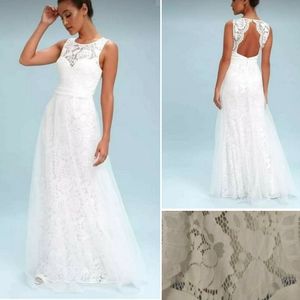 White Formal Gown